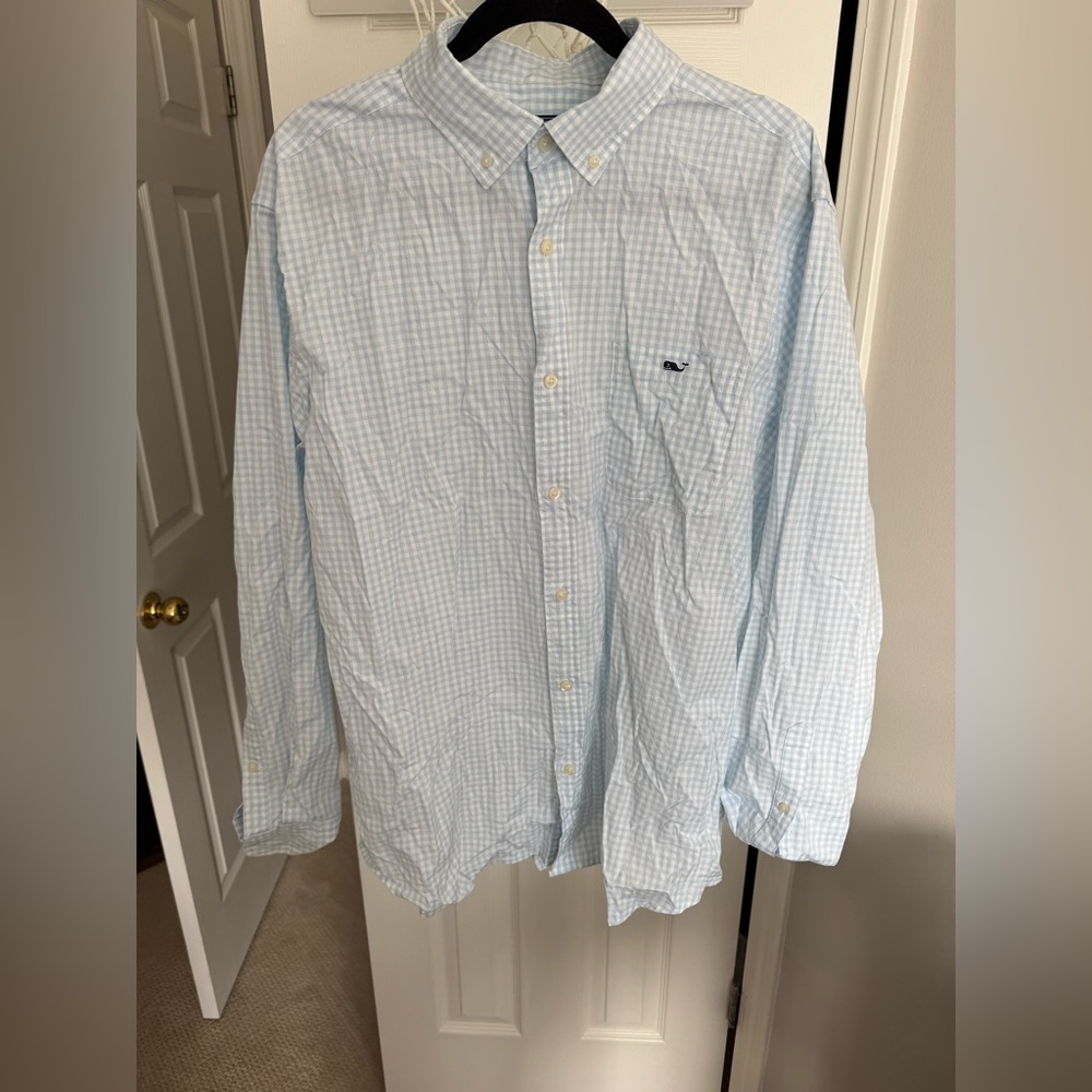 Mens Vineyard Vines Button Dress Shirt XL